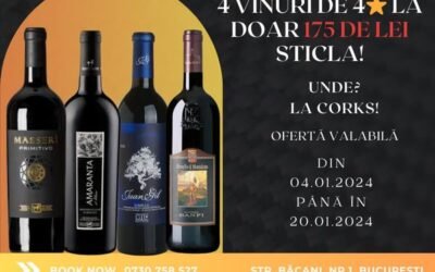 Dry January? Niciodată, la CORKS ! Oferte speciale la început de an!