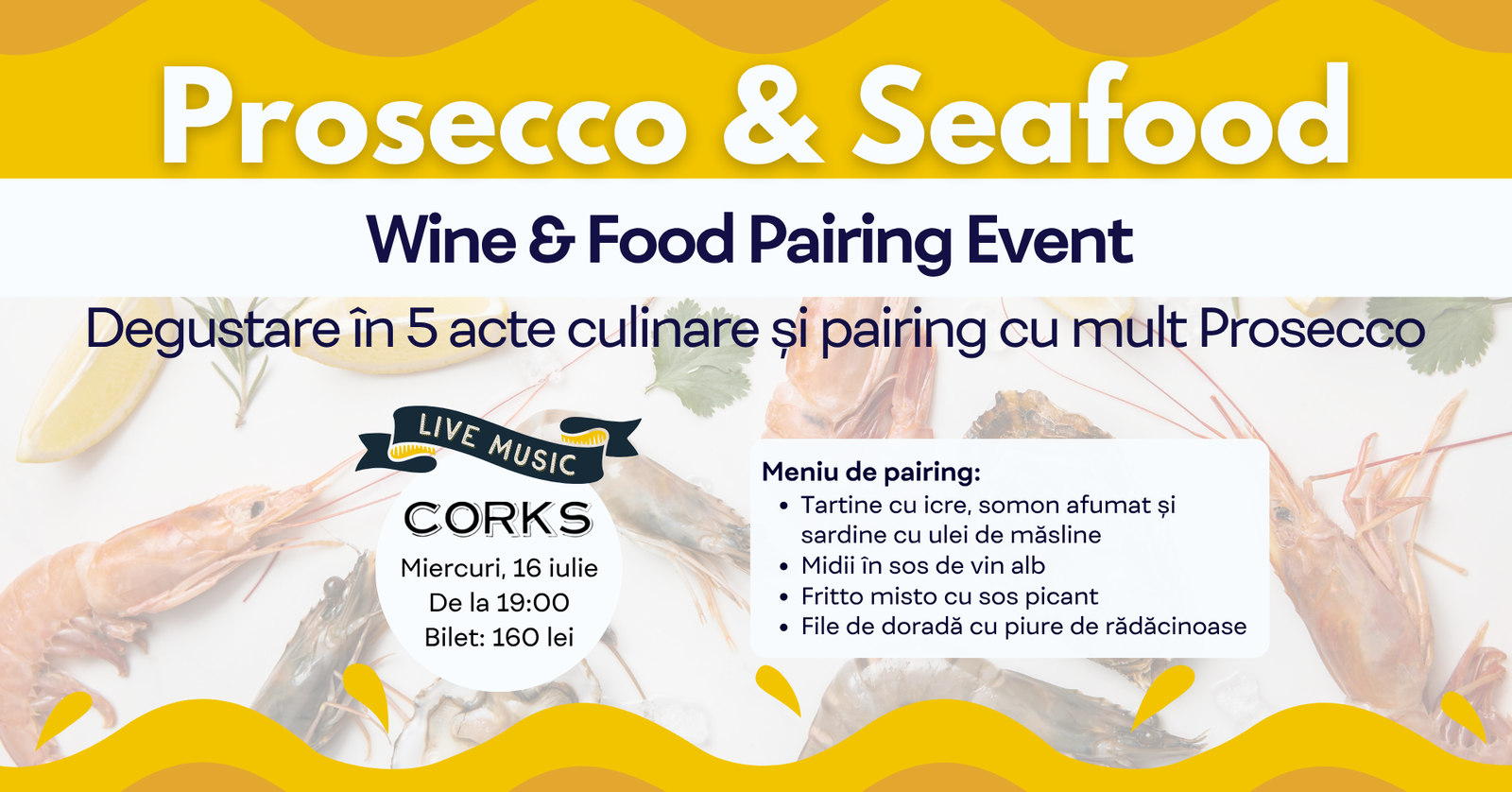 Prosecco and Seafood