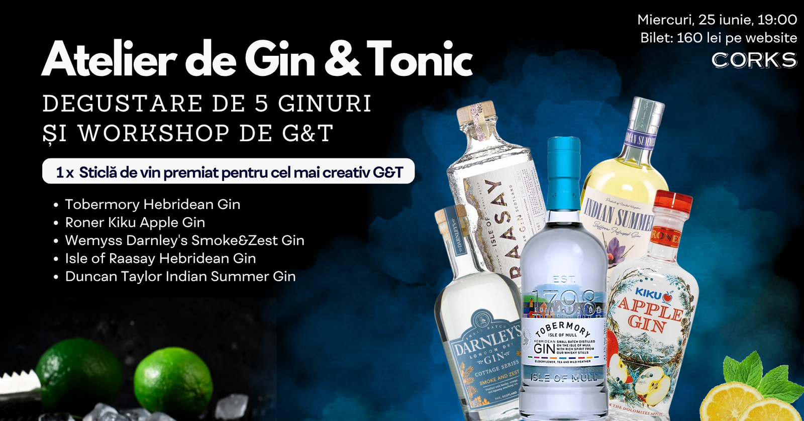 Atelier Gin Tonic 25 iunie