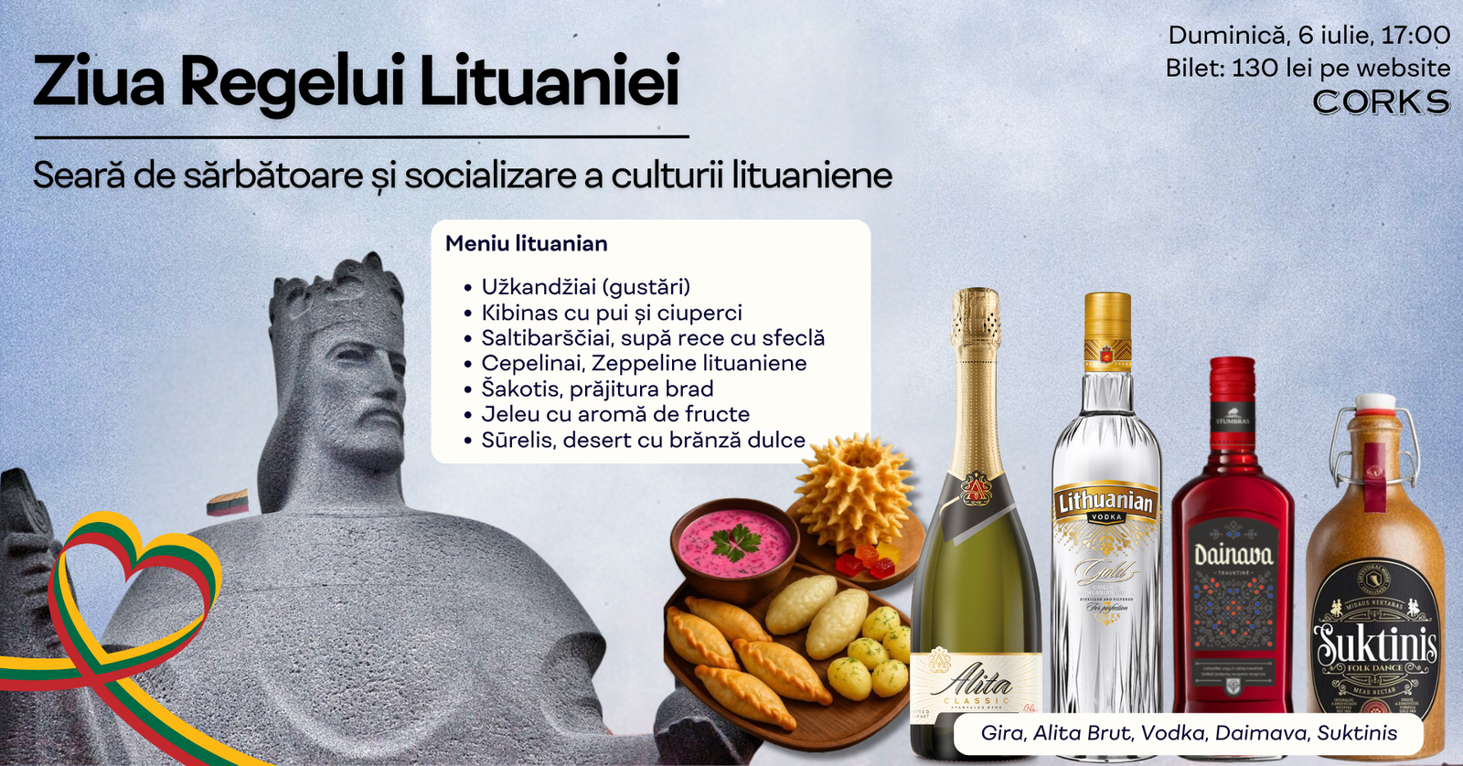 Ziua Regelui Lituaniei Banner