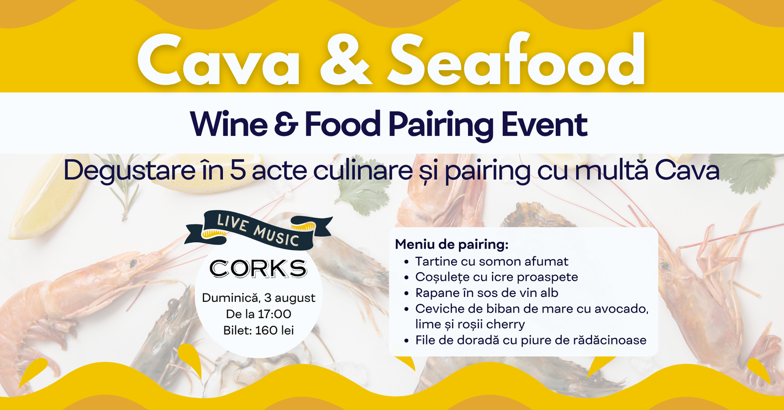 Cava & Seafood