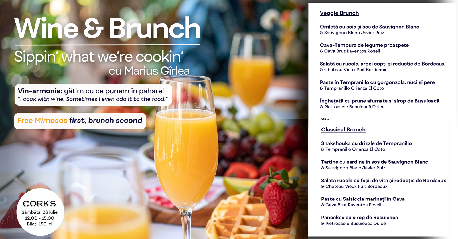 Corks Brunch