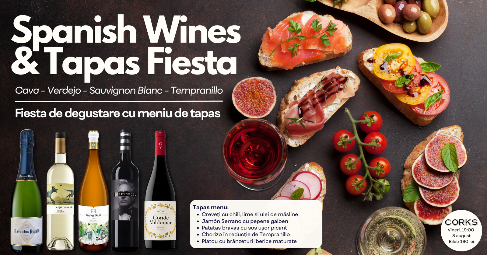 Spanish Wine & Tapas 8 august