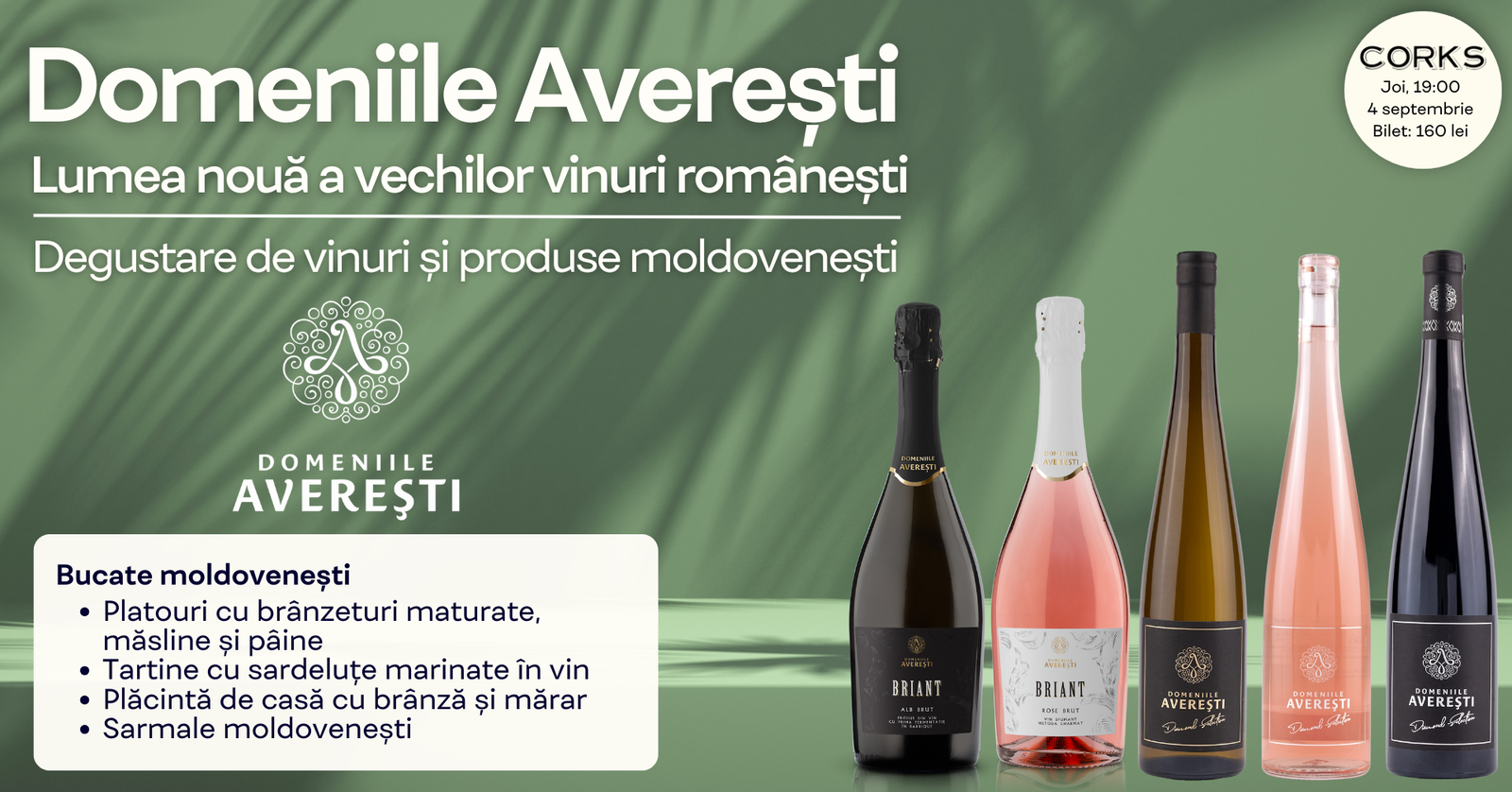 Domeniile Averesti eveniment Corks