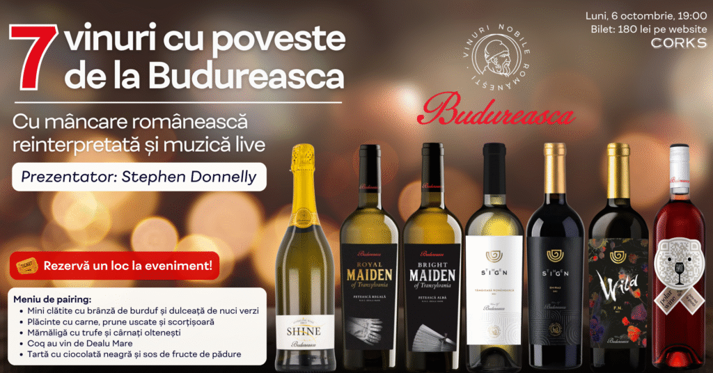 7 vinuri cu poveste de la Budureasca | Wine & Food Pairing cu Stephen ...