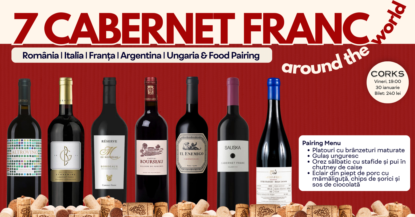 7 Cabernet Franc & Food Pairing