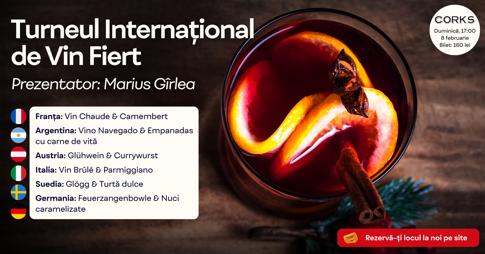 Turneul Internațional de Vin Fiert cu Marius Gîrlea