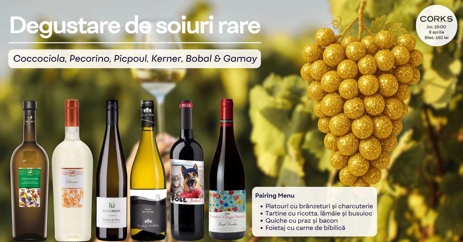 Degustare soiuri rare