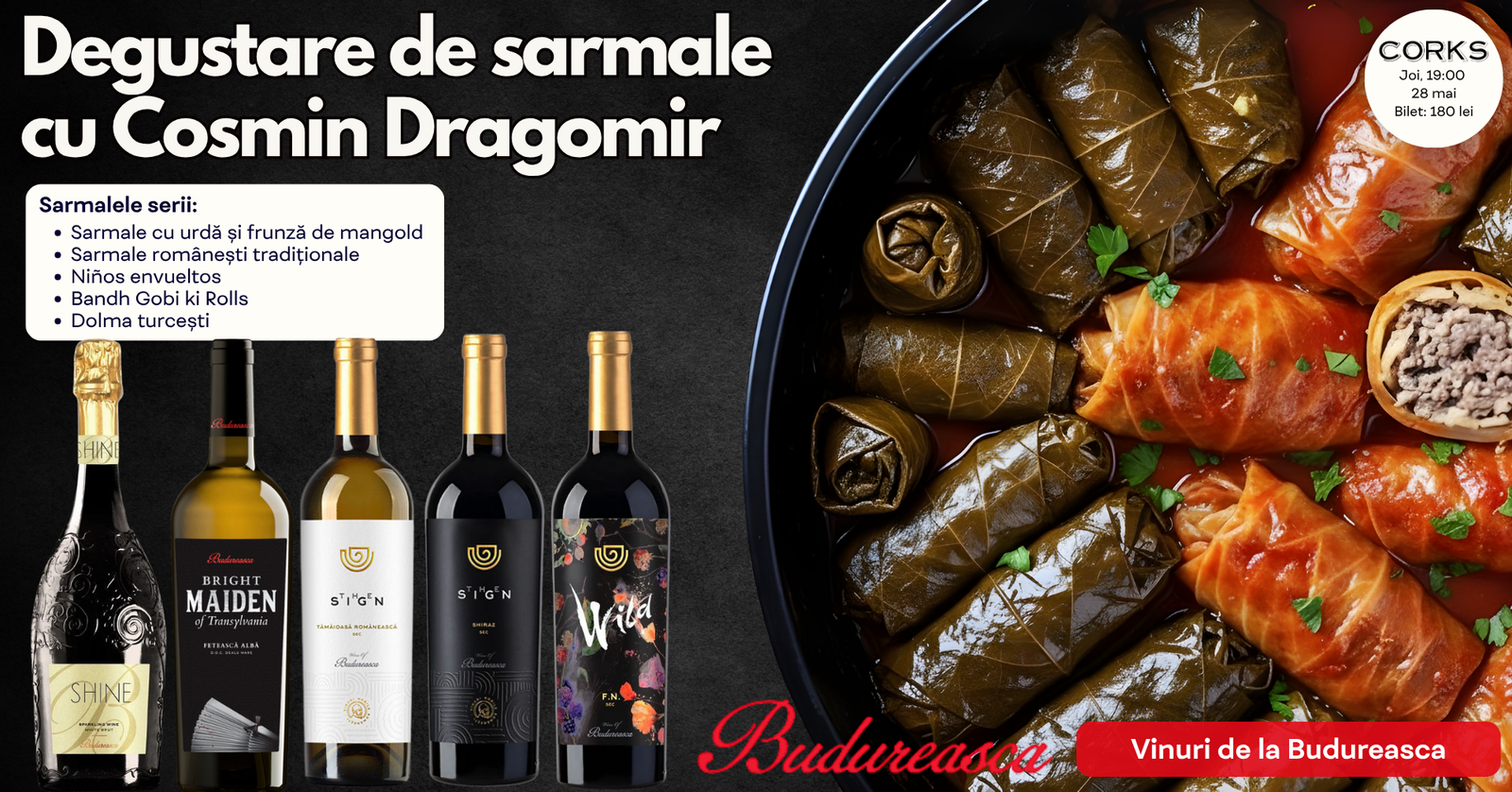 degustare sarmale 28 mai