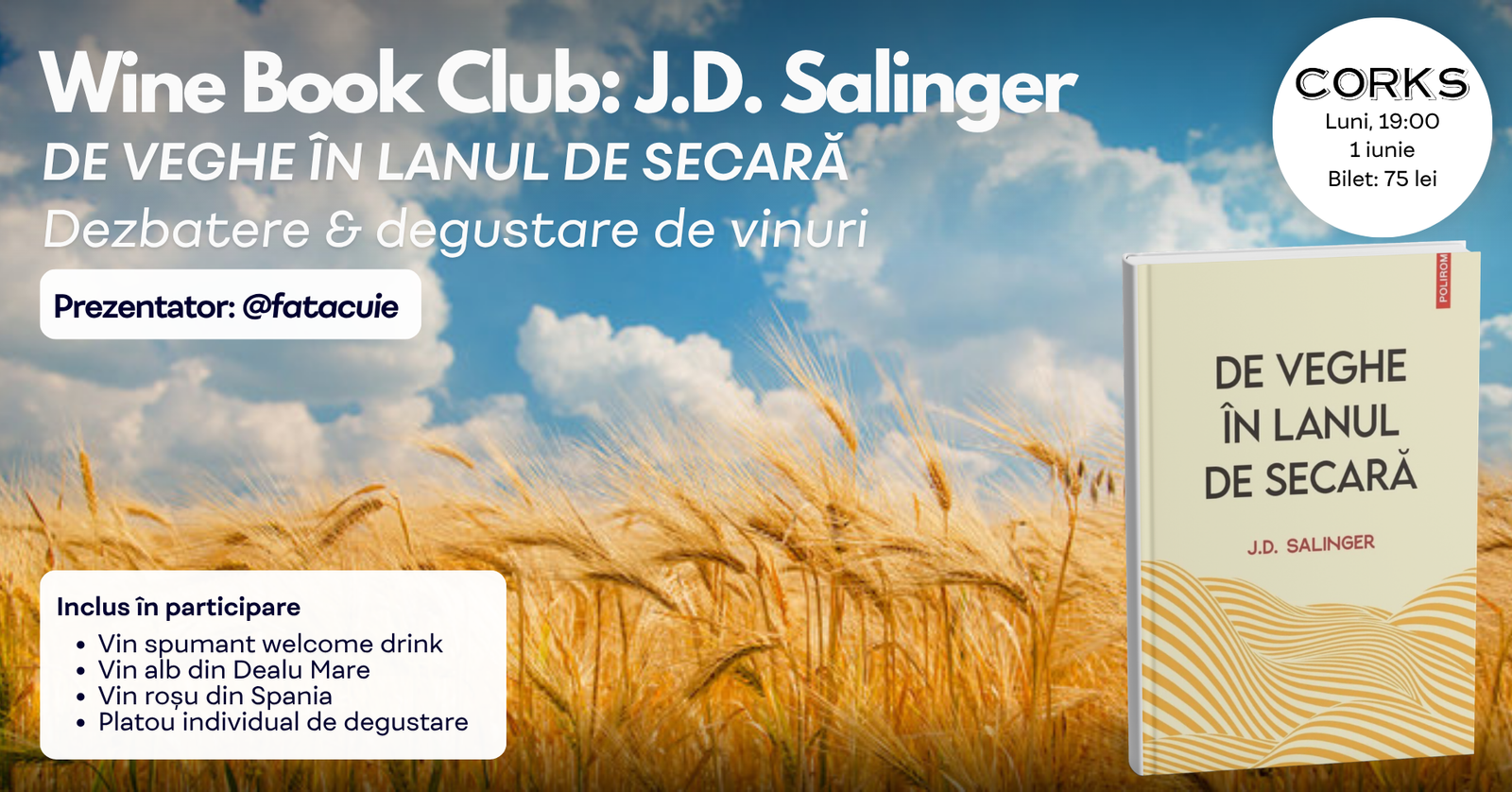 Wine Book Club 1 iunie