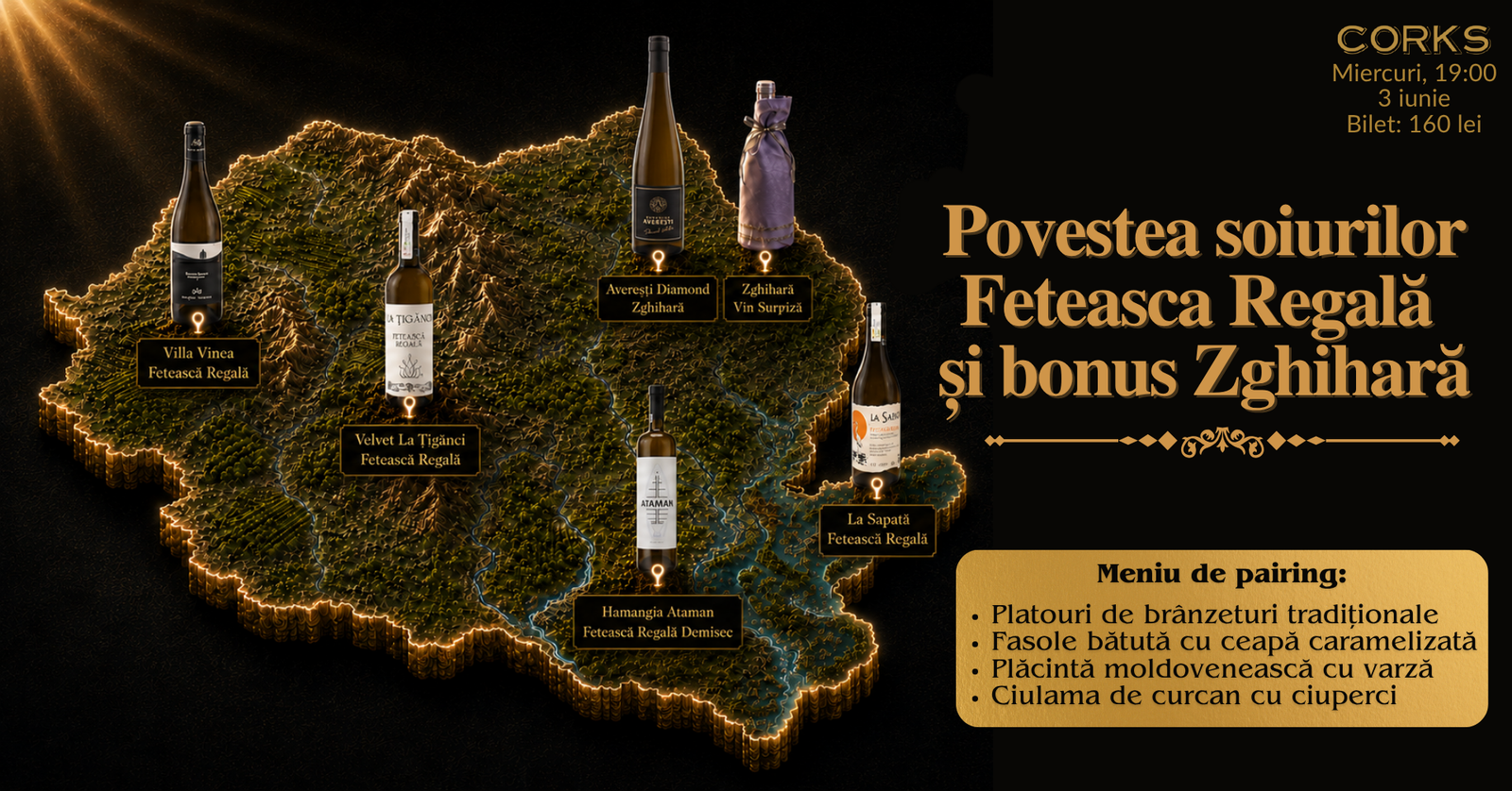 Povestea soiurilor Fetească Regală și bonus Zghihară 3 iunie