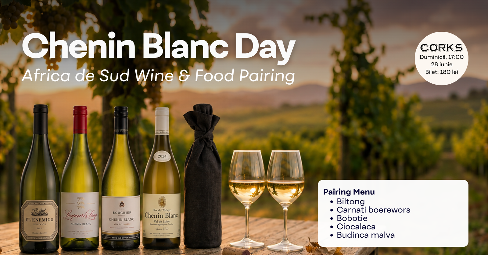Chenin Blanc Day | Africa de Sud Wine & Food Pairing
