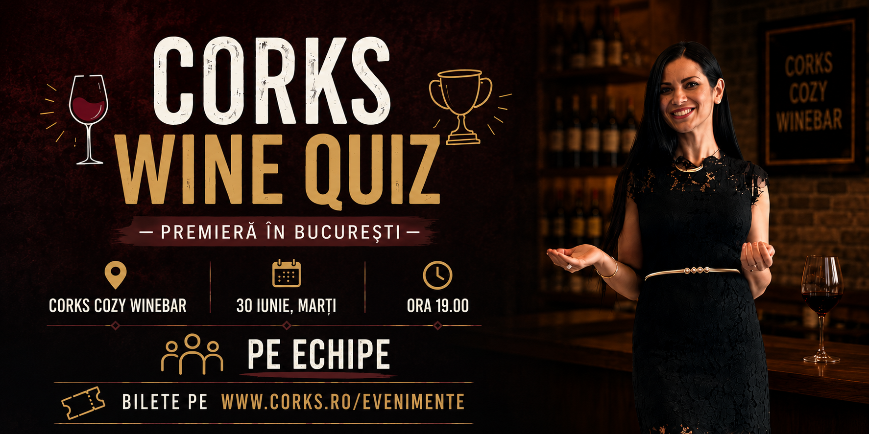 Corks Wine Quiz - 30 iunie