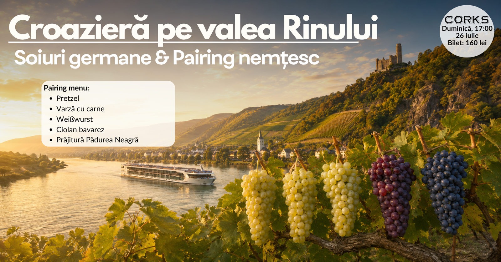 Croazieră pe valea Rinului - 26 iulie