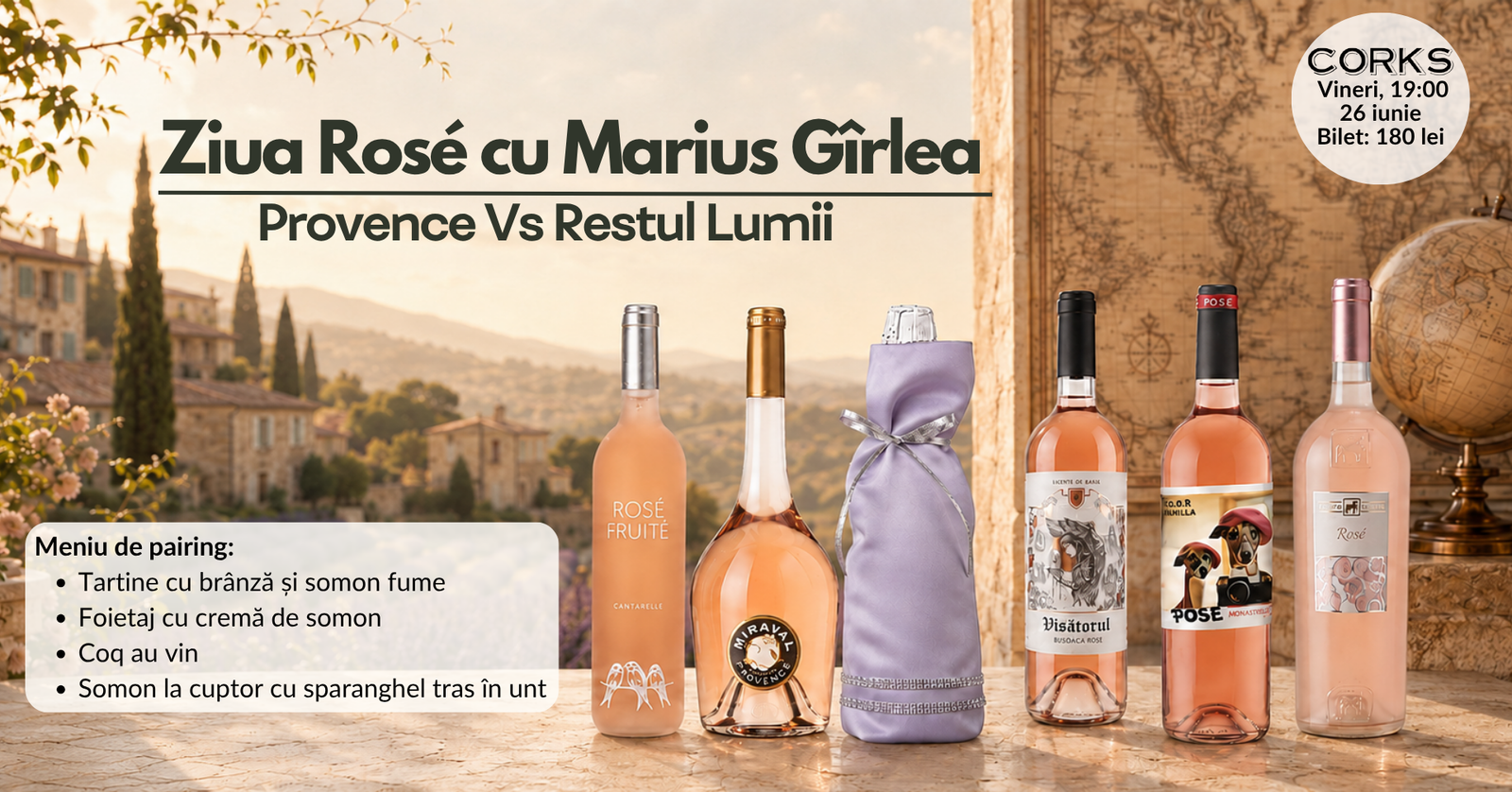 Ziua Rosé cu Marius Gîrlea – 26 iunie Ziua Rosé cu Marius Gîrlea - 26 iunie