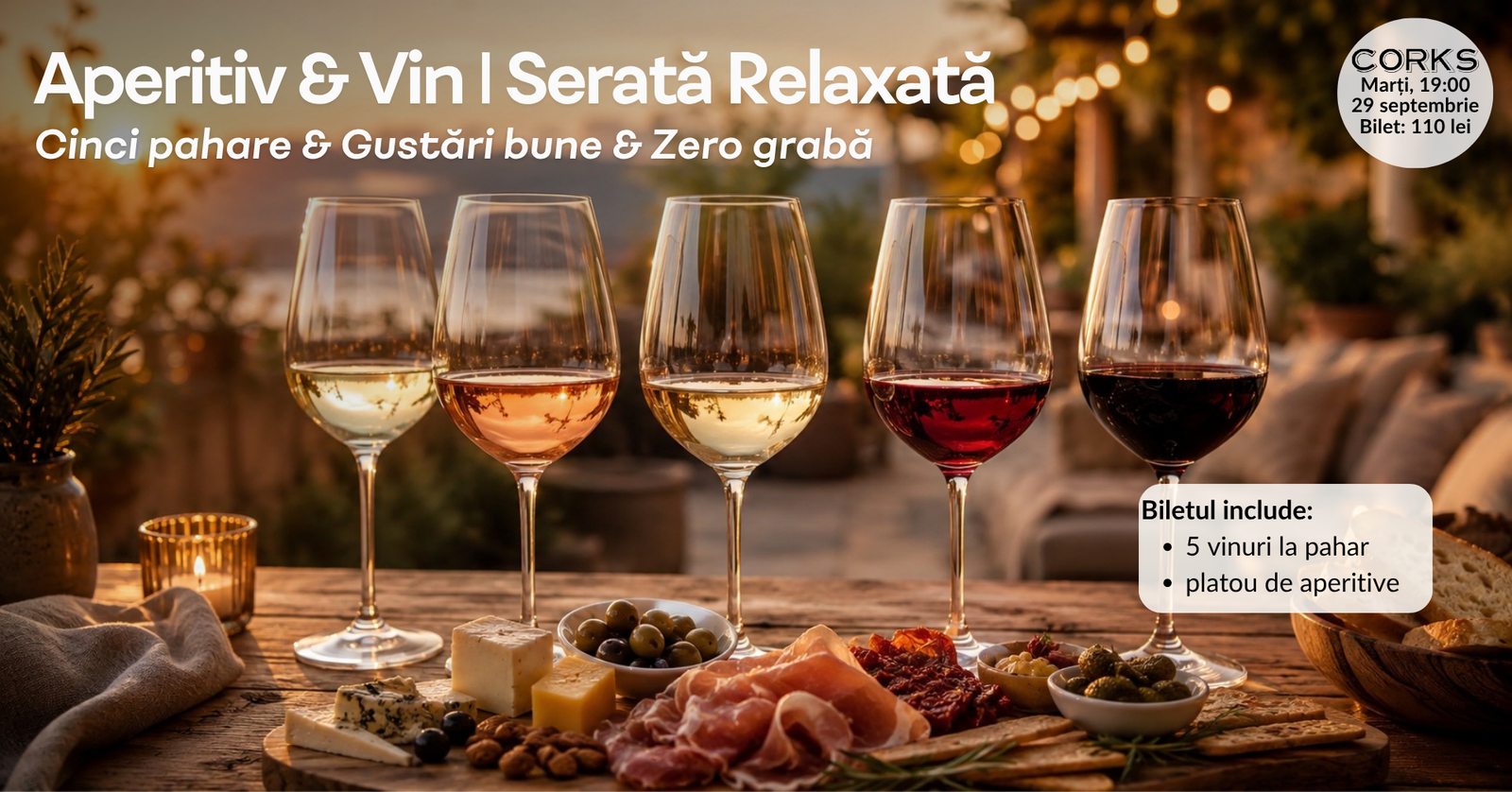 Aperitiv & Vin - 29 septembrie