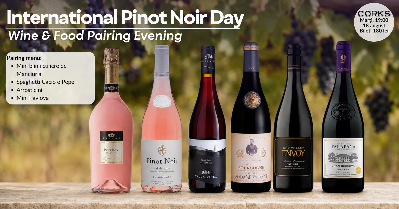 International Pinot Noir Day – 18 august International Pinot Noir Day - 18 august