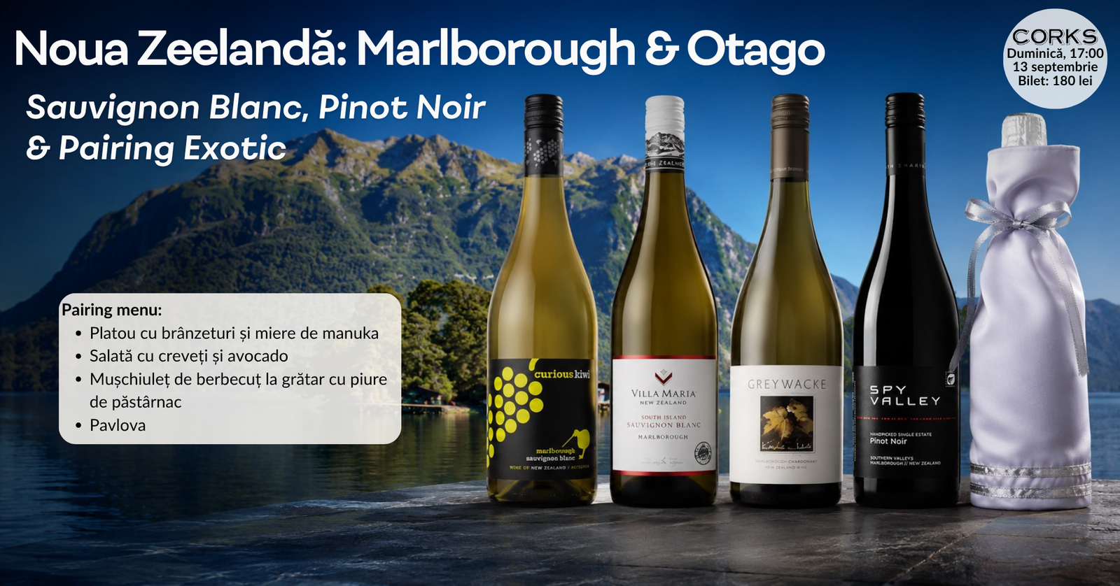 Noua Zeelandă: Marlborough & Otago - 13 septembrie