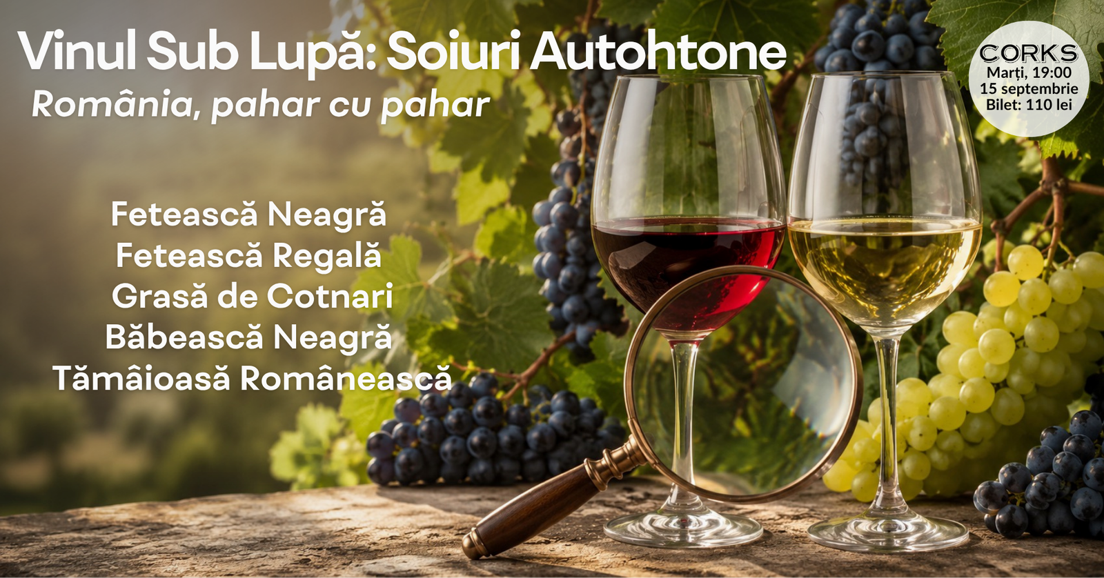 Vinul Sub Lupă - 15 septembrie