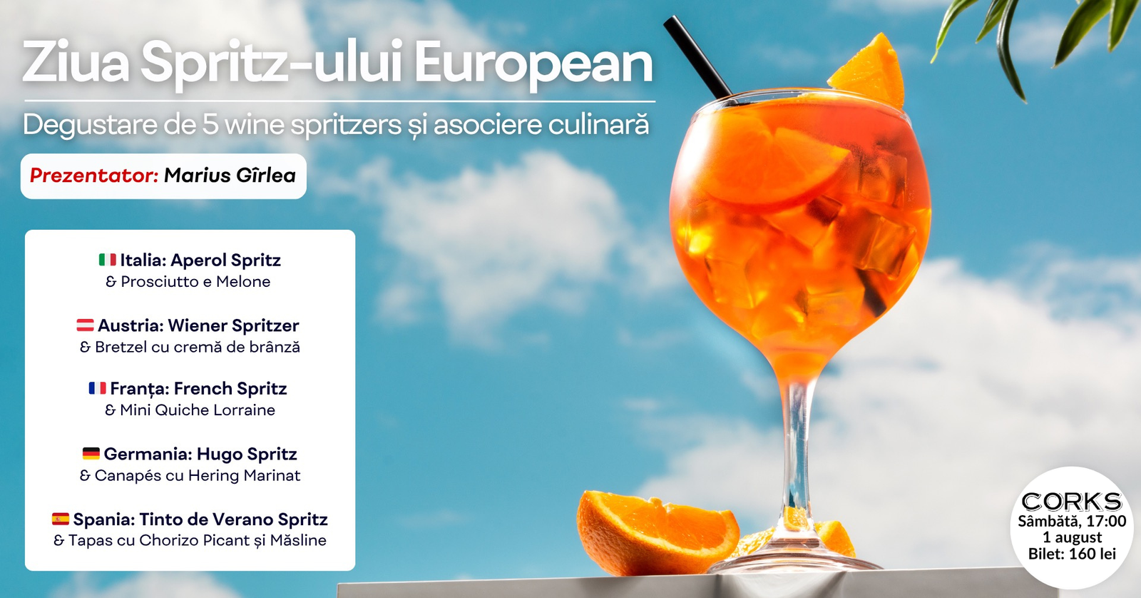 Ziua Spritzului – 1 august Ziua Spritzului - 1 august