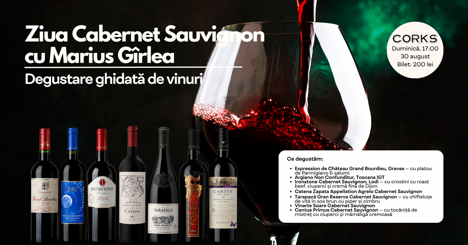 Banner Ziua Cabernet Sauvignon cu Marius Gîrlea