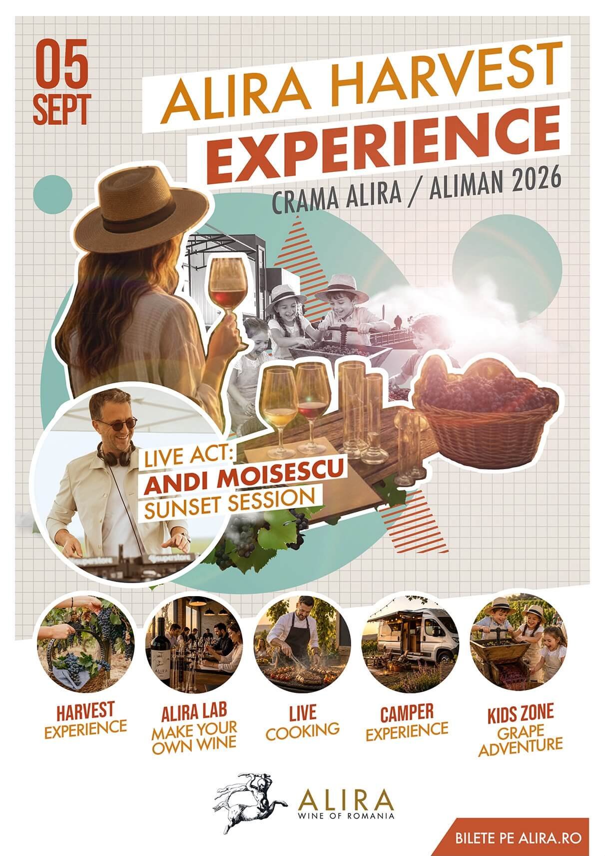 Corksmobilul la Crama Alira: Eveniment ‘Harvest Experience’ Corksmobilul la Crama Alira: Eveniment 'Harvest Experience'