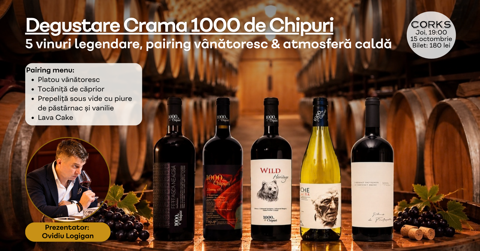 degustare 1000 de chipuri corks vin