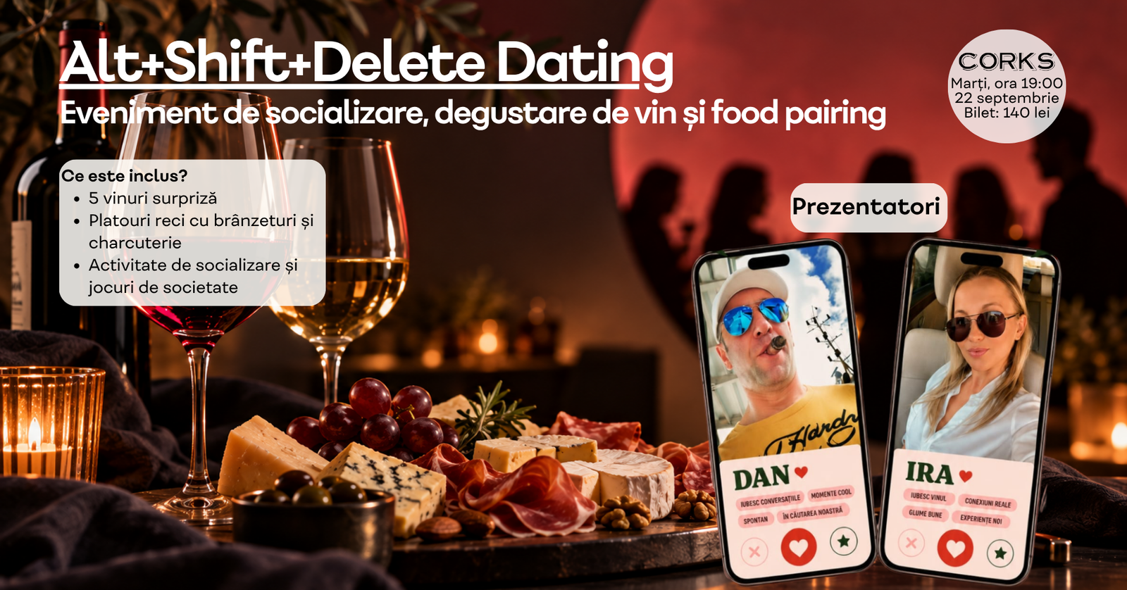 Alt+Shift+Delete Corks degustare vin
