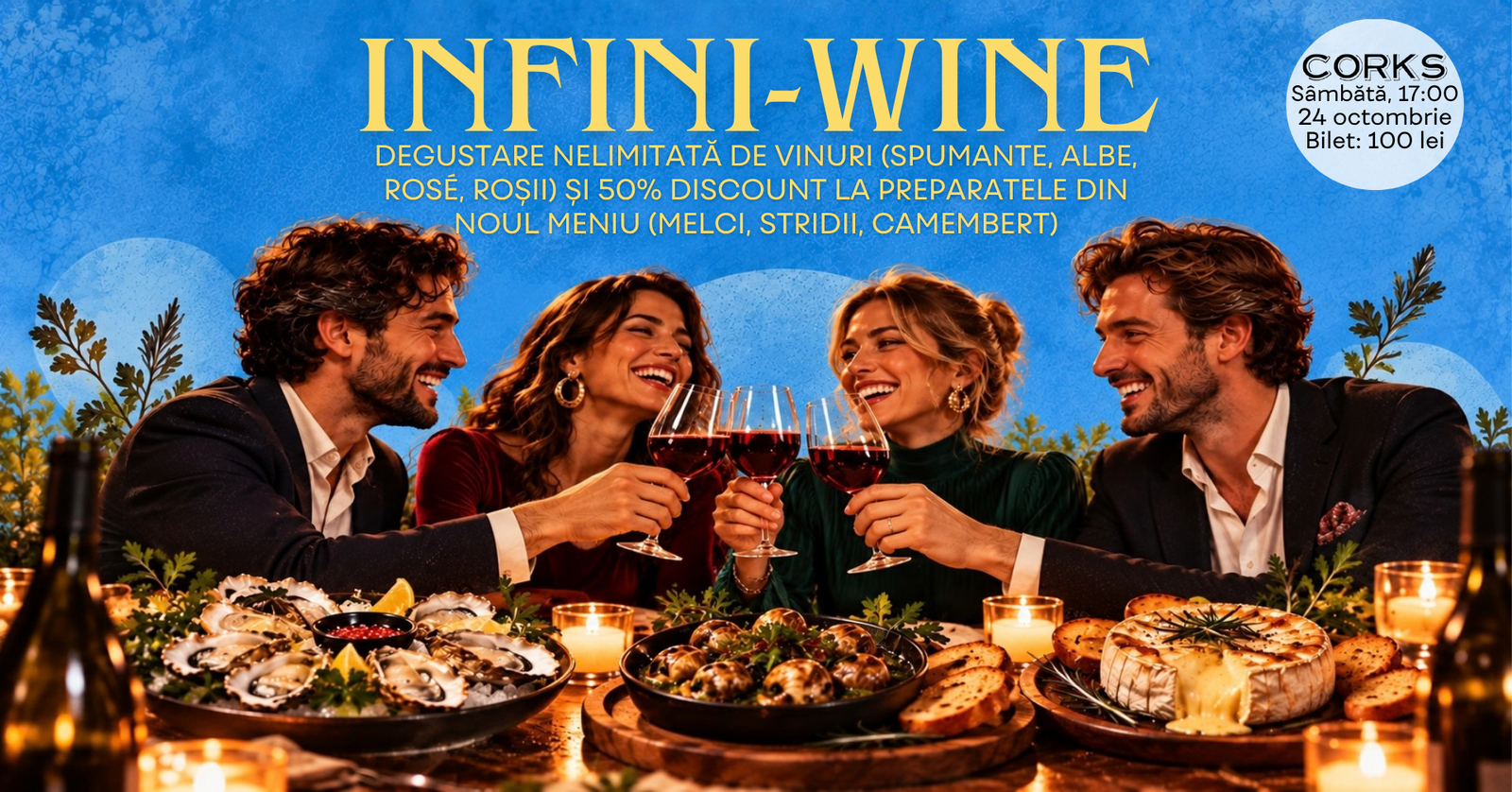 Infini-wine corks degustare vin bucuresti