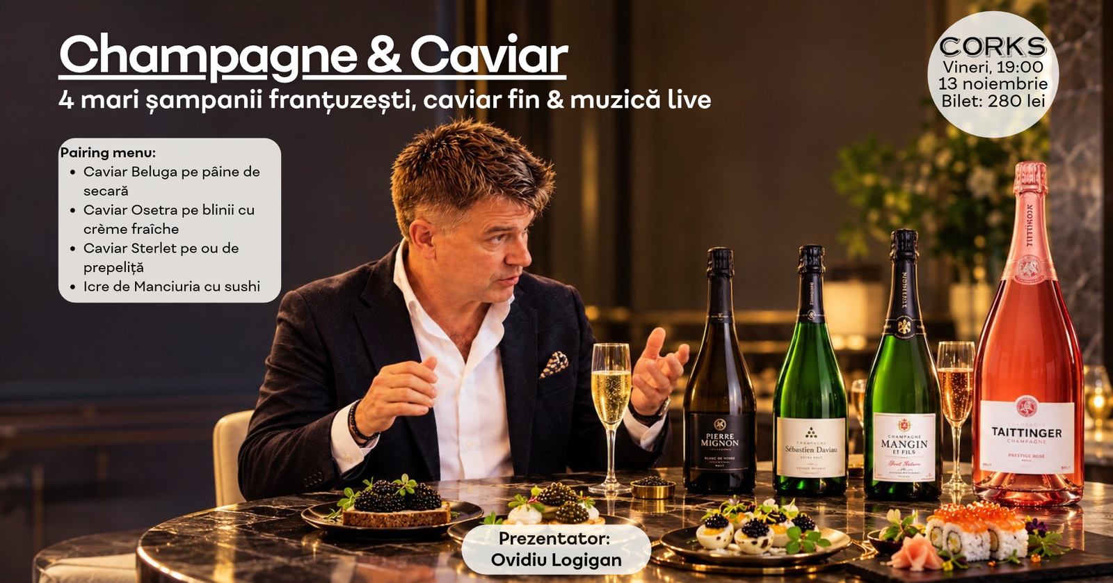 Champagne & Caviar - 13 nov. 2026