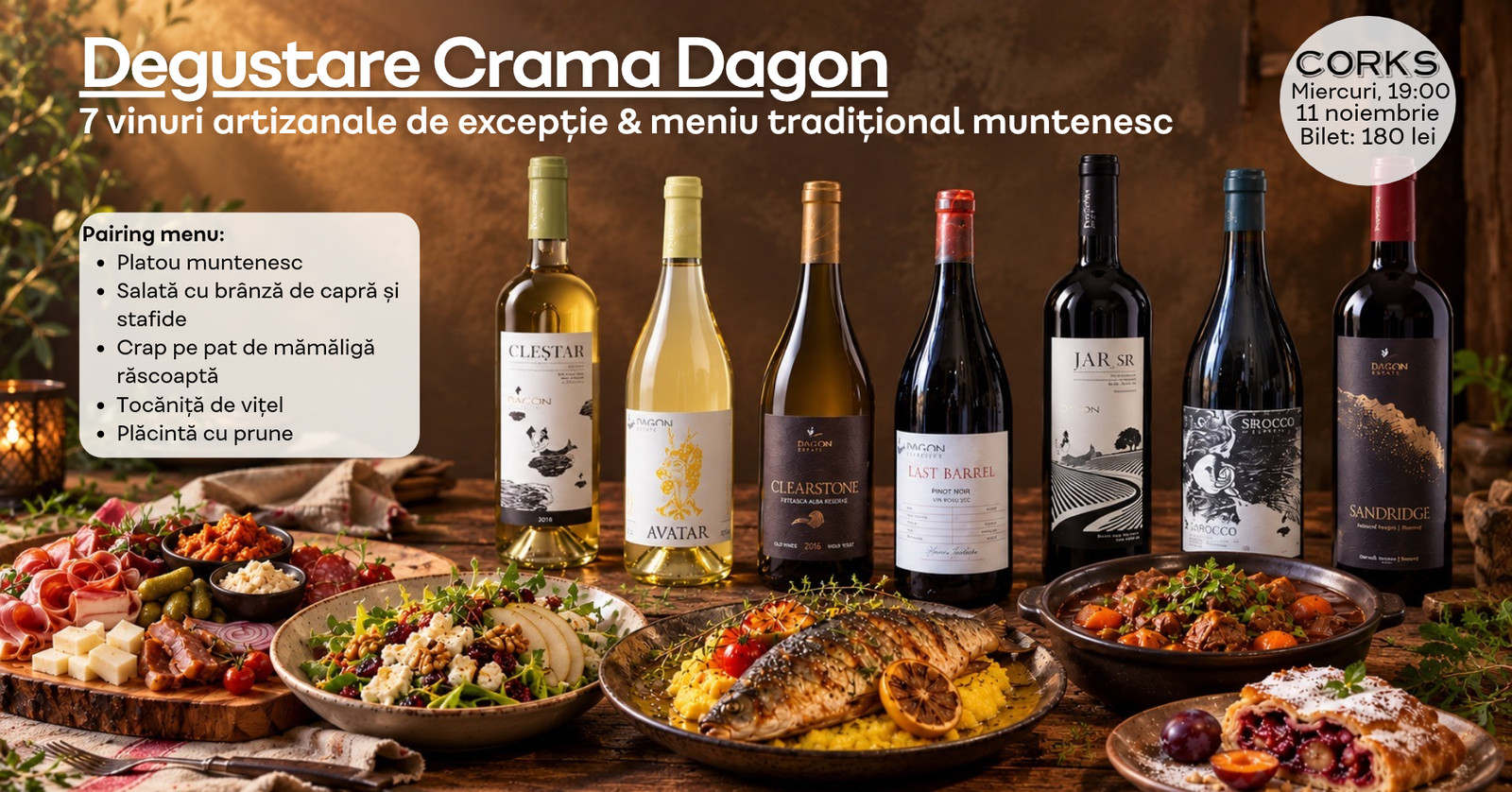 Degustare Crama Dagon - 11 nov. 2026