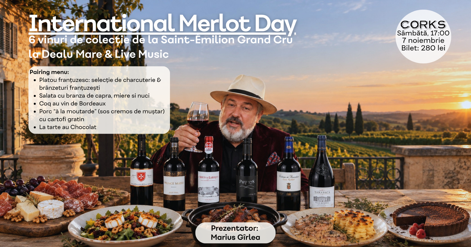 Corks International Merlot Day - 7 nov. 2026
