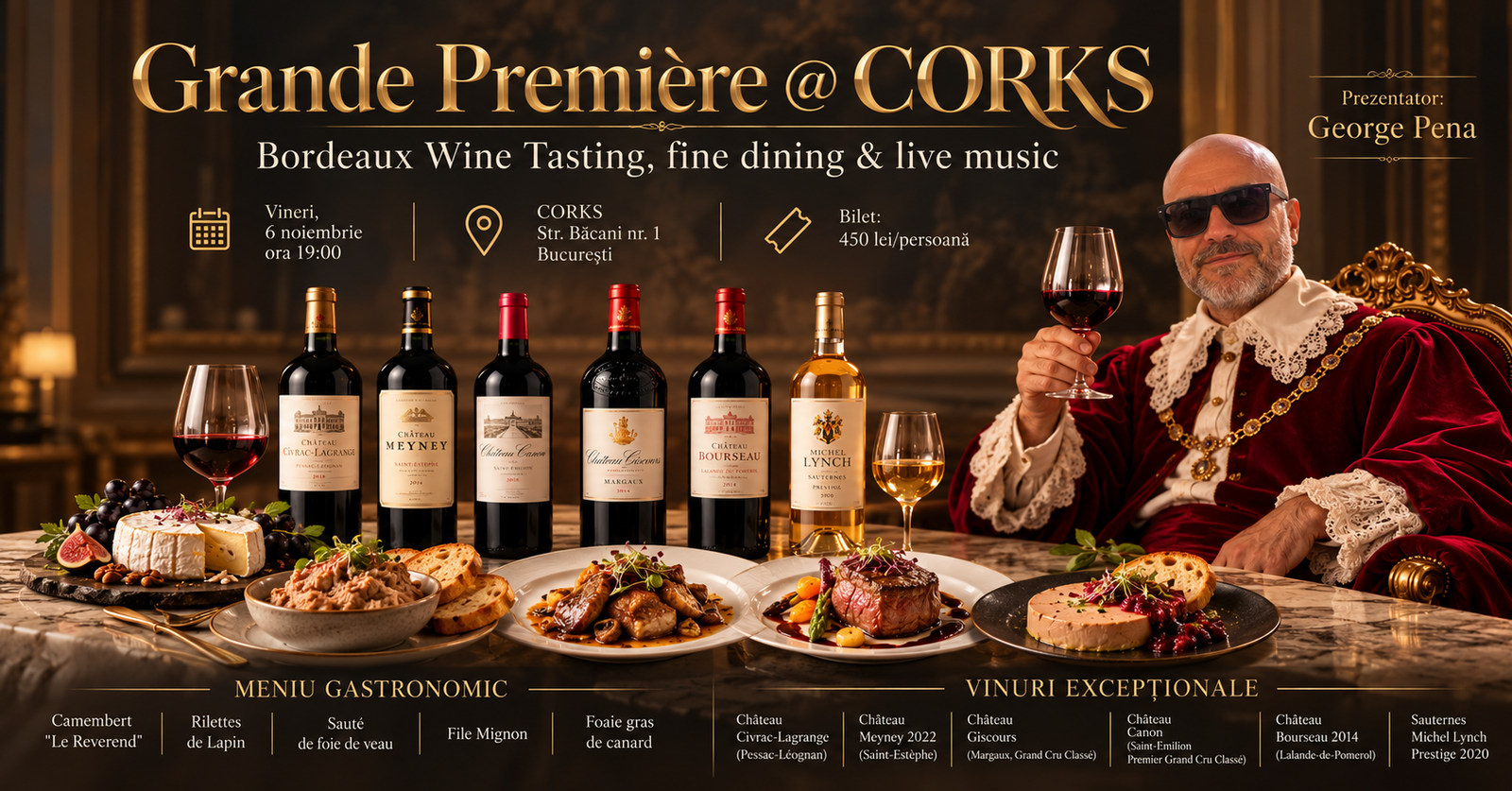 Marea Degustare Bordeaux la CORKS Marea Degustare Bordeaux la CORKS