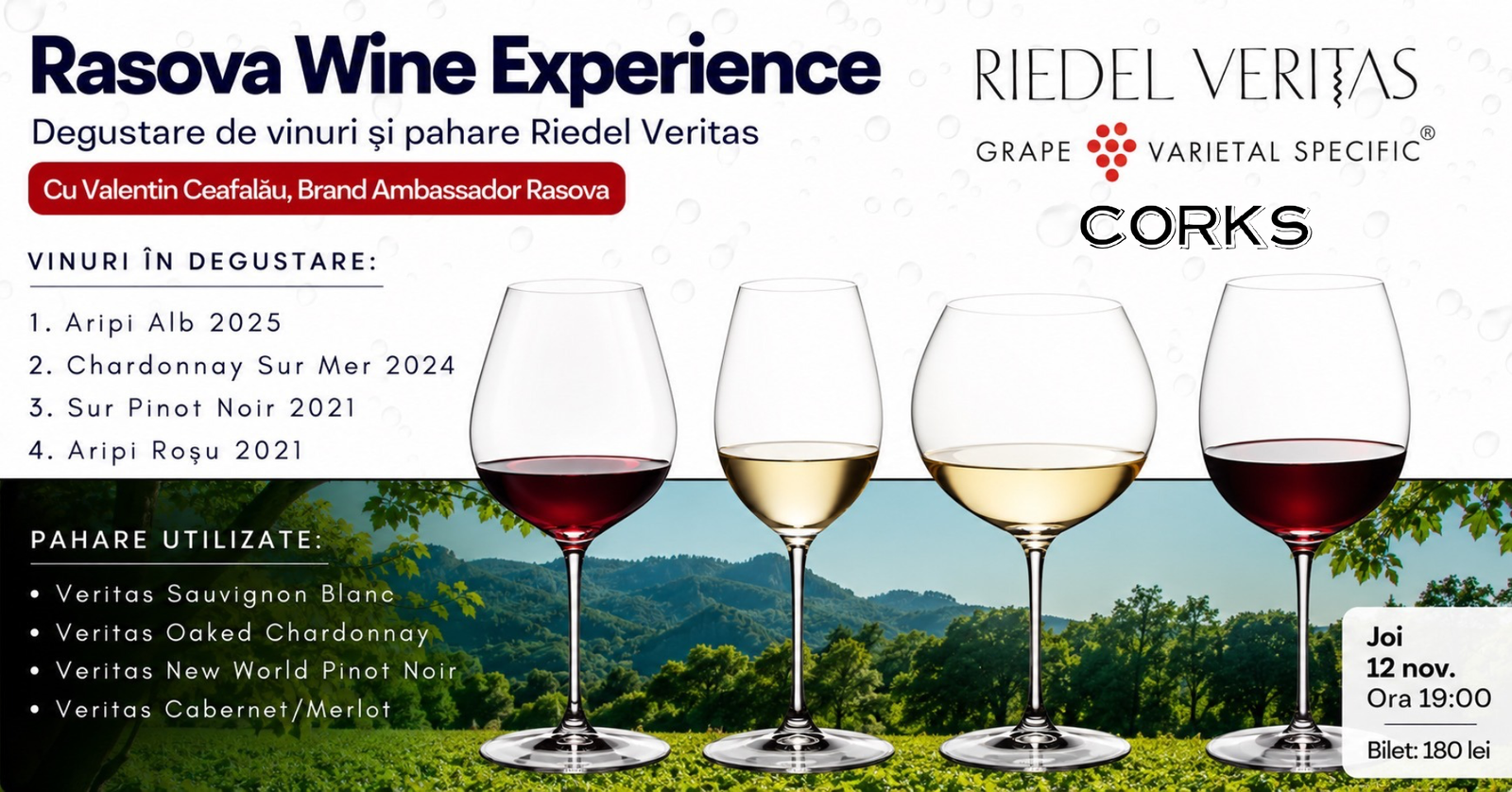 Rasova Wine Experience – 12 nov. Rasova Wine Experience - 12 nov.