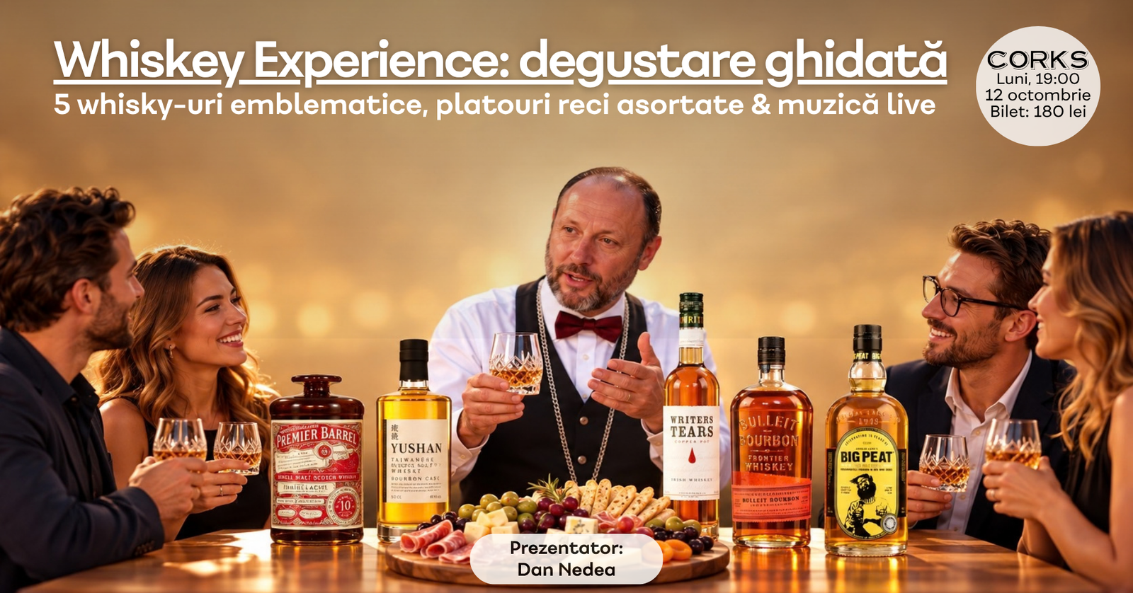 Whiskey Experience Corks degustare